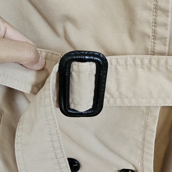 Stradivarius Short Trench Coat - Picture 7 of 12